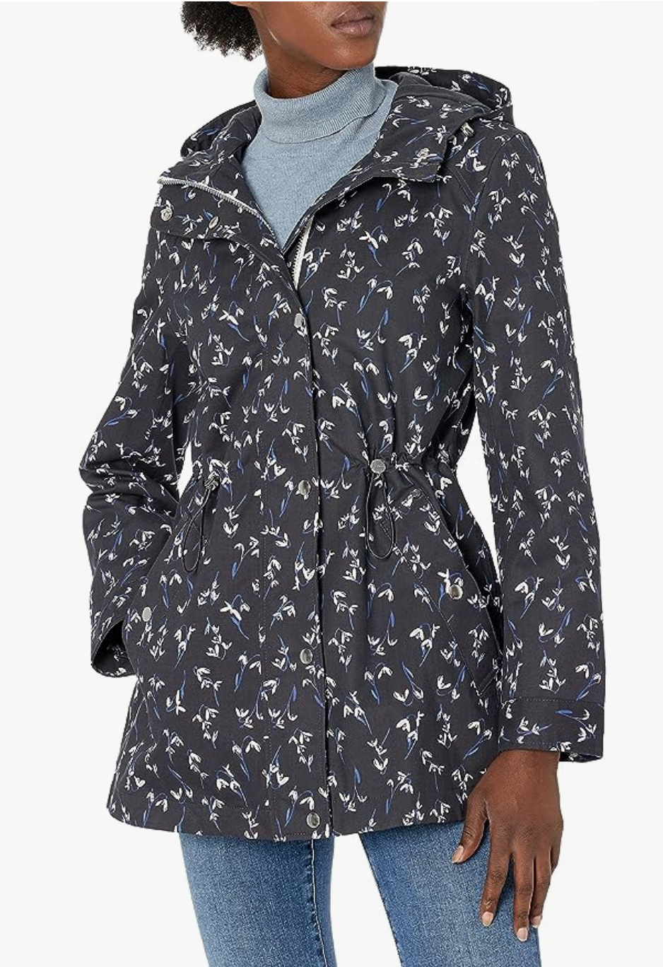 Cute black hot sale rain jacket